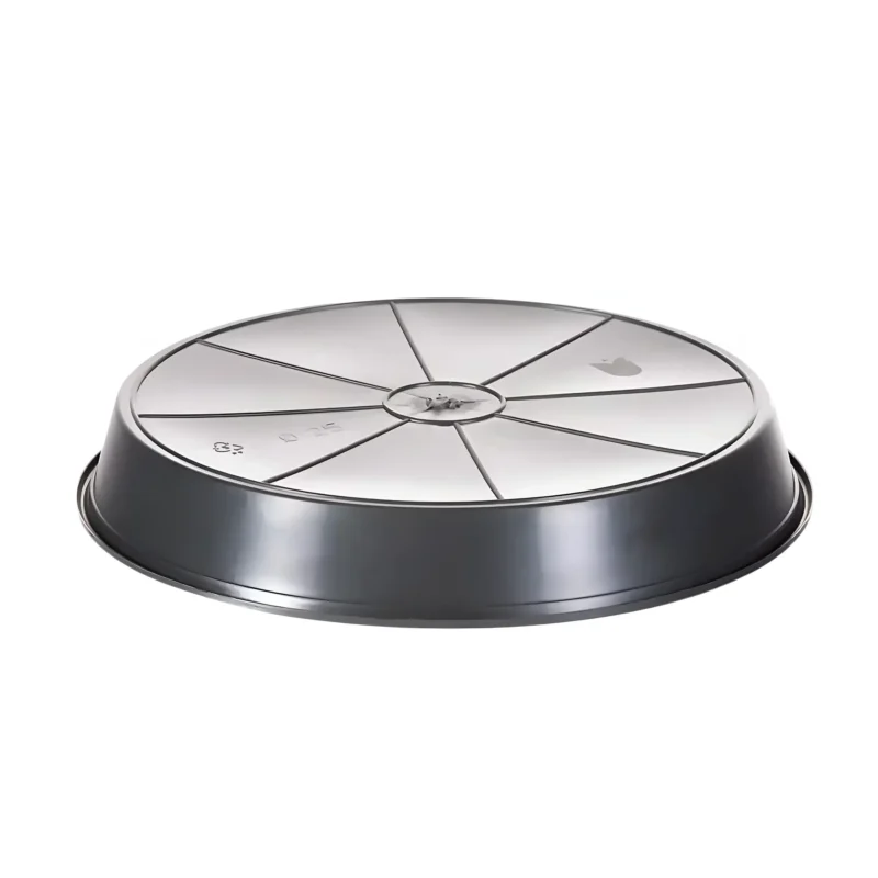podstawką pod doniczkę 25 cm czarna góra p25