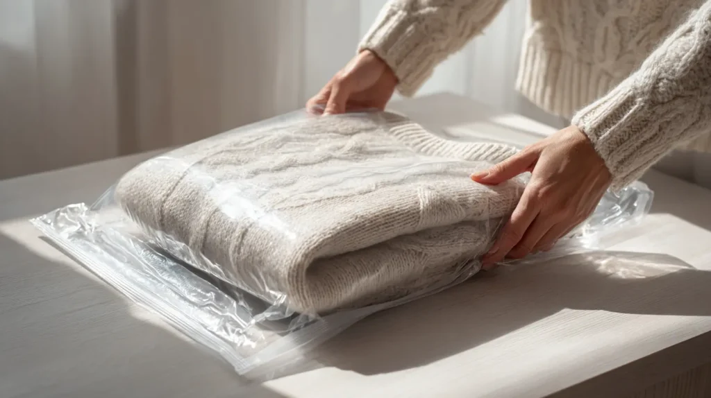odzież zabezpieczona przed molami