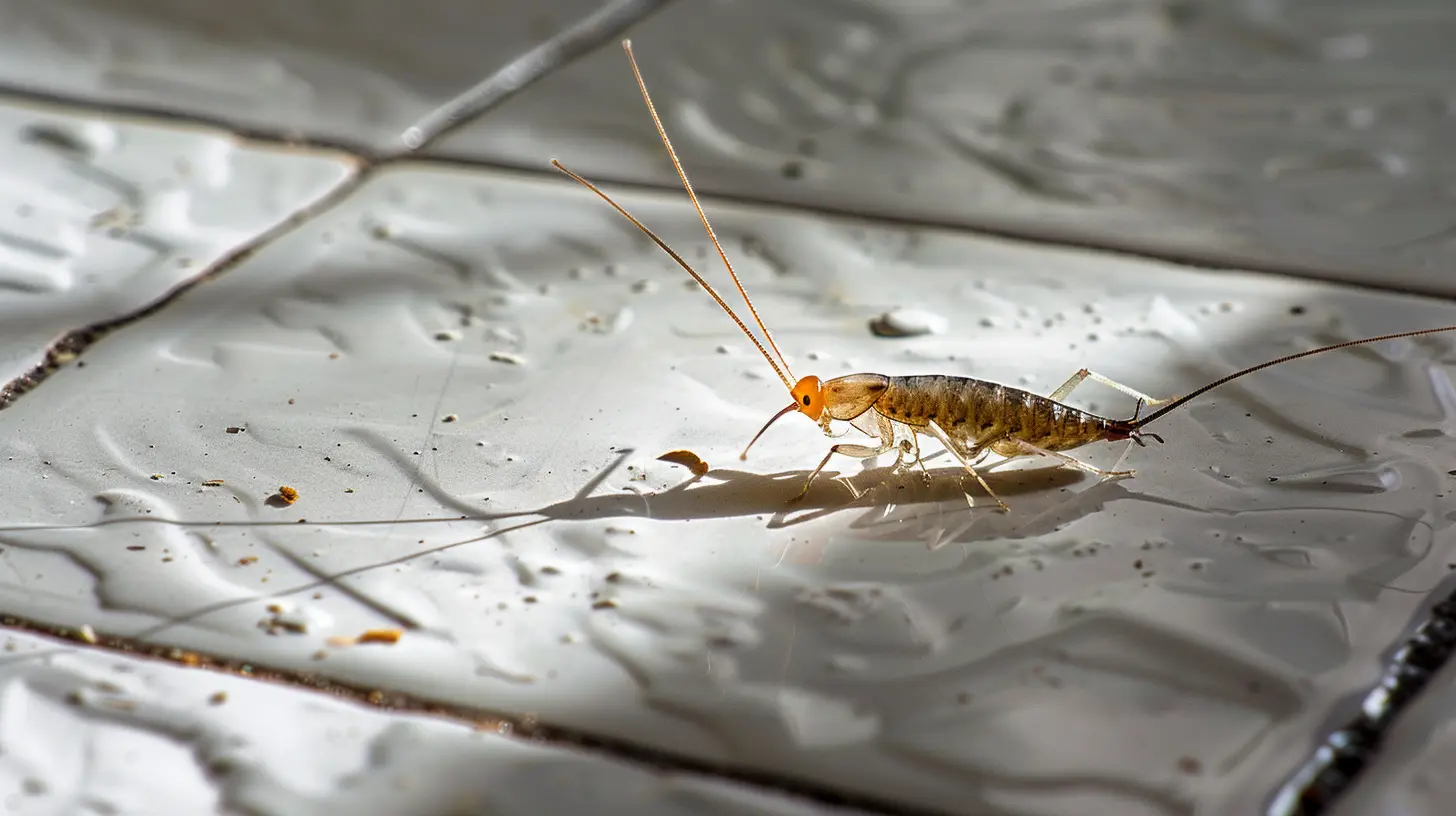 Rybiki cukrowe w łazience