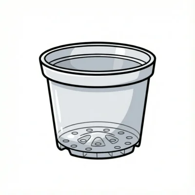 Doniczki transparentne